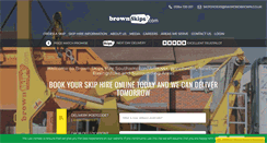 Desktop Screenshot of brownskips.com